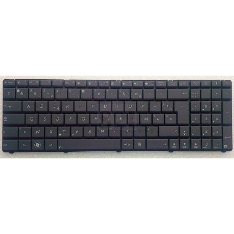 CLAVIER AZERTY ASUS N53JF, N53JG, N53JN, N73JF, N73JG, N73JN, N73JQ, N73SV - Gris - 04GNZX1KFR00-2