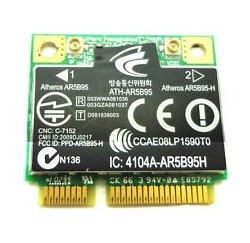 CARTE WIFI 802.11b/g/n HP DV7-3000 series, G6-1000 series - AR5B95-H - U98Z062.12