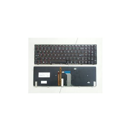 CLAVIER AZERTY NEUF IBM LENOVO Y400, Y410, Y410P - T2B9-LSP - 25205385 - PK130RQ3B15 - 9Z.N5TBC.41E - Rétroéclairé