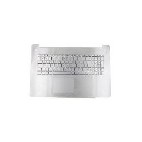 CLAVIER AZERTY NEUF + COQUE + TOUCHPAD ASUS N750, N750JV, N750JK - GRIS - 90NB0201-R32FR0