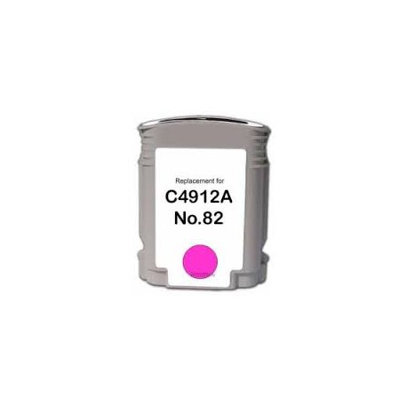 CARTOUCHE COMPATIBLE  HP MAGENTA DESIGNJET 500, 800 - No82 - C4912A