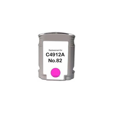 CARTOUCHE COMPATIBLE  HP MAGENTA DESIGNJET 500, 800 - No82 - C4912A