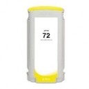 CARTOUCHE COMPATIBLE HP PHOTO JAUNE DESIGNJET T1100 - N°72 - 130ML - C9373A