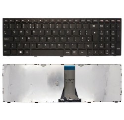 CLAVIER QWERTY NEUF UK ANGLAIS IBM LENOVO Z50-70 - Noir