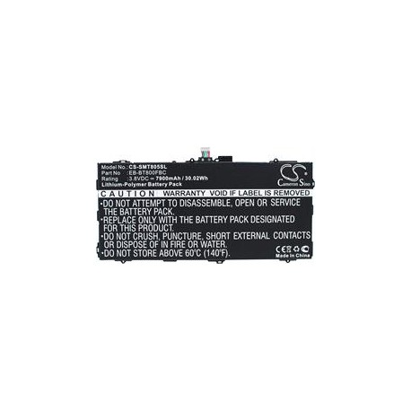 BATTERIE NEUVE COMPATIBLE SAMSUNG Galaxy SM-T800, SM-T805C - CS-smt805sl - 3.8V - 7900mah