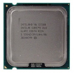 CPU Intel Core 2 Duo E7200 - 2.5Ghz - Gar.1 mois