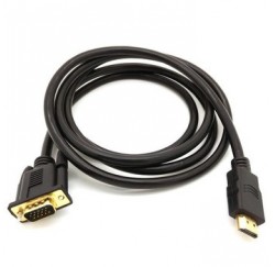 CABLE HDMI Male vers VGA HD-15 Male  1.8M