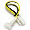 RALLONGE CABLE ALIMENTATION 4PIN M/F - 5CM