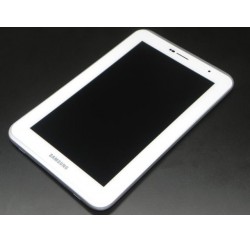 ENSEMBLE VITRE TACTILE + ECRAN LCD + CADRE SAMSUNG Galaxy Tab 2 GT-P3110 Blanc - GH97-13560B - Neuf