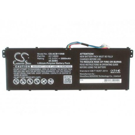 BATTERIE NEUVE COMPATIBLE ACER Aspire V3-371 - KT.0040G.002 - AC14B8K, 4ICP5/57/80 - 15.2V - 3220mah