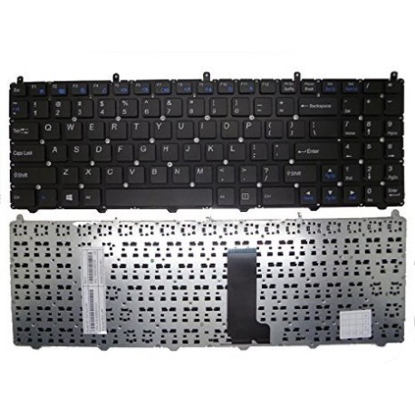 CLAVIER QWERTY US NEUF CLEVO W350 W370 W650 W655 W670 W370 W350ET W370ET - MP-12N73US-430 