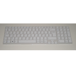 CLAVIER AZERTY NEUF SONY SVE1513C5E, SVE1512C5E, SVE1512A4E, SVE151J11M - 149094611FR - Blanc