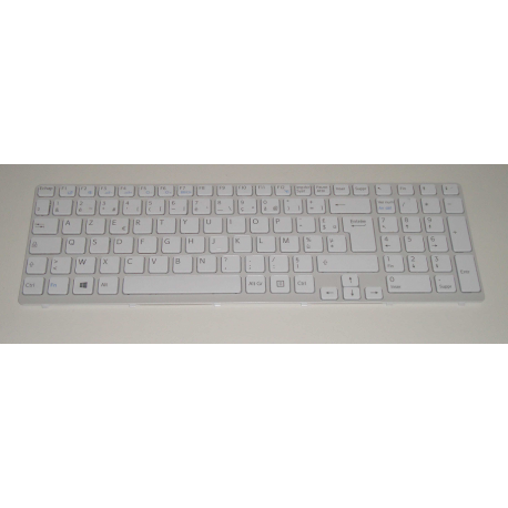 CLAVIER AZERTY NEUF SONY SVE1513C5E, SVE1512C5E, SVE1512A4E, SVE151J11M - 149094611FR - Blanc