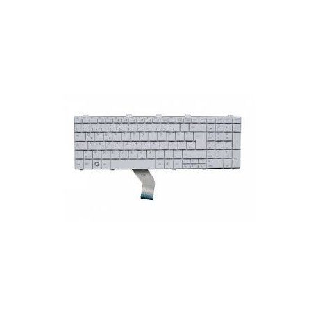 CLAVIER AZERTY OCCASION FUJITSU AH53, AH531 - AEFH2000020  - Blanc - CP478133-02