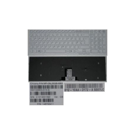 CLAVIER AZERTY NEUF SONY VPC-EB - BLANC - V111678B FR - 148793441