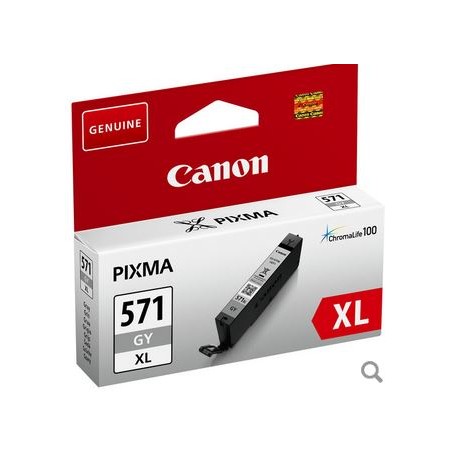 Cartouche CANON Gris Pixma MG575x, MG685x, MG775x  CLI-571GYXL