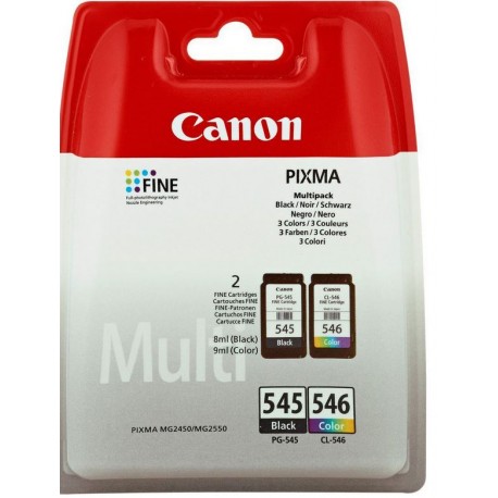 Pack cartouches CANON PG-545 et CL-546 MG2950 - 8287B005