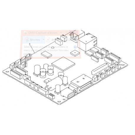 CARTE ELECTRONIQUE PRINCIPALE NEUVE BROTHER - LT3068004