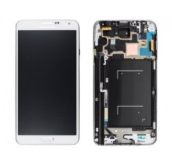 ENSEMBLE VITRE TACTILE + ECRAN LCD + COQUE SAMSUNG Note3 LTE SM-N9005 - GH97-15209B - Blanc