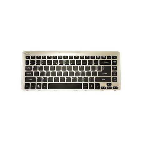 CLAVIER AZERTY NEUF ACER Aspire V5-431, V5-471 - Noir/Contour Gris - 60.M3BN1.013