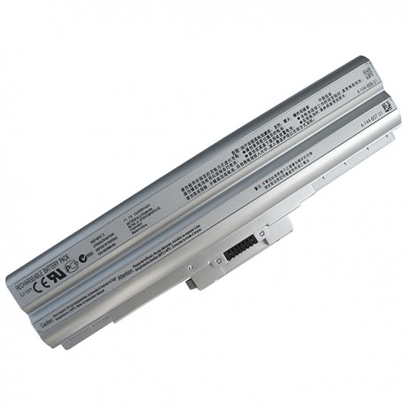 BATTERIE NEUVE COMPATIBLE SONY VGN-CS series - VGP-BPS13A - 4400mah - 10.8/11.1V - Argent/Silver