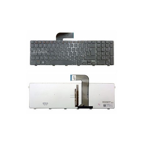 CLAVIER AZERTY NEUF DELL Vostro 3750, Insipron N7110 - NSK-DZ2BQ R0KY1 AER09F01010 - Rétroéclairé