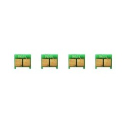 LOT 4 PUCES pour TONER HP CC530A CC531A CC532A CC533A -CM2320, CP2025