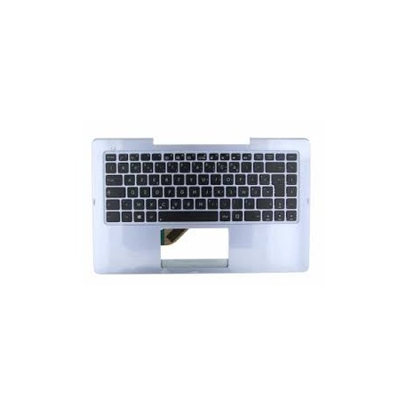 CLAVIER AZERTY NEUF + COQUE ASUS T300LA, R305LA - 90NB02W1-R31FR0 - Gris