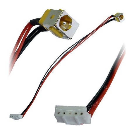 CONNECTEUR ALIMENTATION CARTE MERE + CABLE ACER ASPIRE 5235, 5735, 7735, 7738, 8530, 8730 - TLDC207 - 50.4K802.001