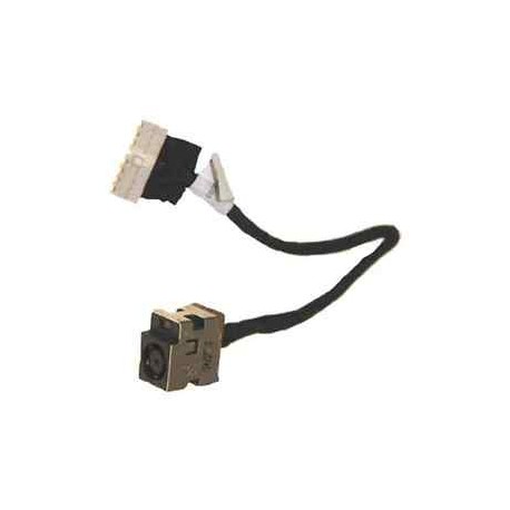 Connecteur carte mère DC Jack + Cable - HP Pavilion G72, G62, Presario CQ72- Version AMD - TLDC241 - DD0AX8PB000