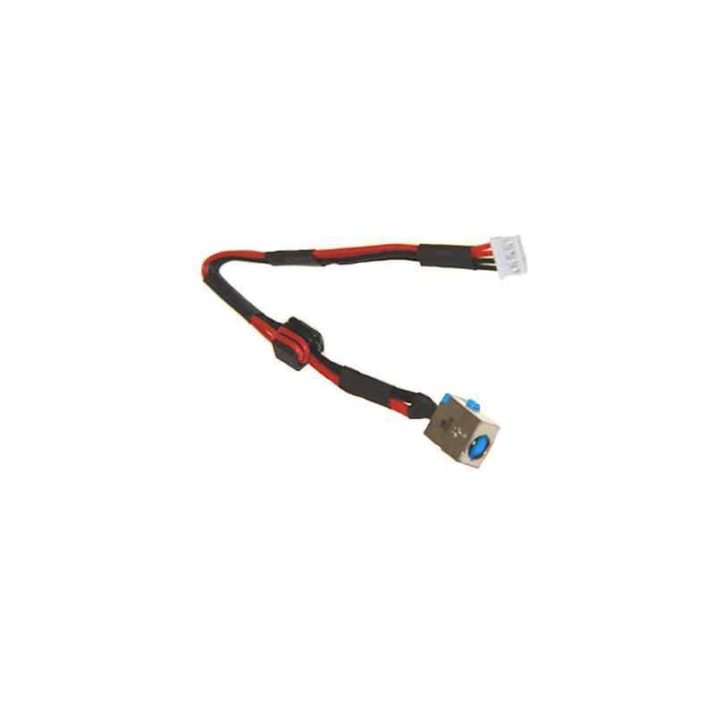 CONNECTEUR DC JACK   CABLE PACKARD BELL LS11HR, LS44HR DC30100CX00 ...