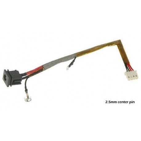 Connecteur alimentation DC power Jack + Cable TOSHIBA Satellite U300, U305, Pro U300, Tecra M8 series  - A000018220 - TLDCHT28 