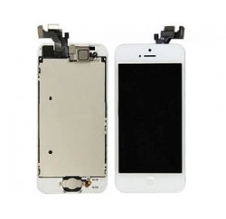 ENSEMBLE VITRE TACTILE + ECRAN LCD IPHONE 5S - Blanc