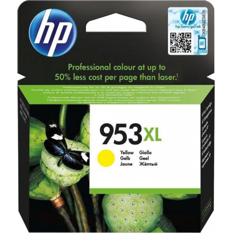 CARTOUCHE Jaune HP OfficeJet Pro 8210, 8720 - F6U18AE - 953XL - 1600pages