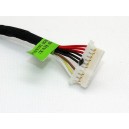 CONNECTEUR DC JACK + CABLE 15-BC 15T-BC 15-BC000 15T-BC000, 17-W - CBL00668-0050