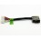 CONNECTEUR DC JACK + CABLE 15-BC 15T-BC 15-BC000 15T-BC000, 17-W - CBL00668-0050