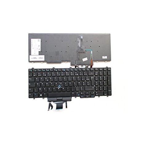 CLAVIER AZERTY NEUF DELL Latitude E5550  - WCKVN - 0WCKVN - Rétroéclairé