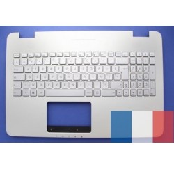 CLAVIER AZERTY NEUF + COQUE ASUS N551VW argenté - CLAVIER AZERTY NEUF + COQUE ASUS TP500LN - 90NB05R1-R31FR0