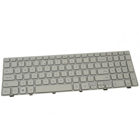 CLAVIER QWERTY US NEUF DELL INSPIRON 15 7537, 15-7000 - Silver - Rétroéclairé 087YTJ 87YTJ