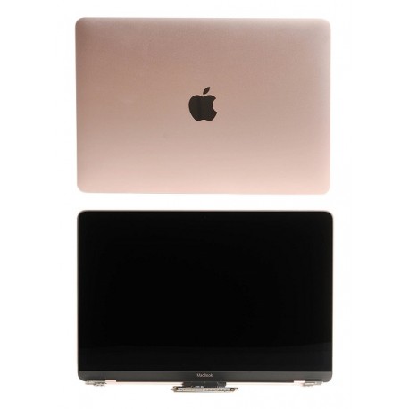 ENSEMBLE ECRAN LCD + COQUE NEUF APPLE A1534 Début 2015 - Rose Gold