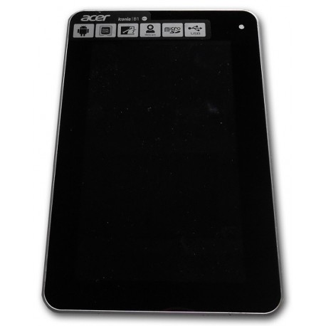 ENSEMBLE VITRE TACTILE + ECRAN LCD + CADRE BLANC ACER Iconia Tab B1-710