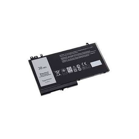BATTERIE NEUVE COMPATIBLE DELL Latitude 12 5000 E5250 - 05TFCY, RYXXH, 09P402, 5TFCY - 10.8V/11.1V 33350mah