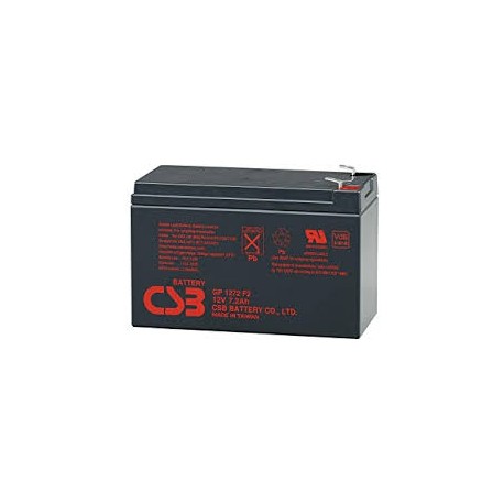 BATTERIE ONDULEUR CSB plomb CSB 12V 7.2Ah - GP1272F2