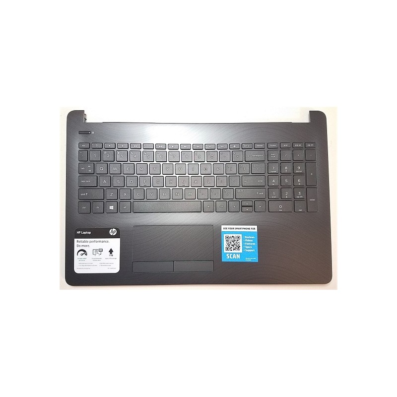 CLAVIER NOIR QWERTY ESPAGNOL + COQUE HP 15BS, 15BW 925008071