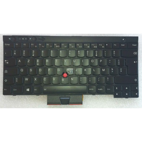 CLAVIER AZERTY RETROECLAIRE IBM LENOVO ThinkPad T430, T430s, W530, X230, X230i  - FRU04W3074 CS12BL-85F0