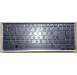 CLAVIER AZERTY NEUF TOSHIBA T230 Series - K000094980  - K000094660 - Silver - Argent - NSK-TP0PC - 9Z.N4XPC.00F