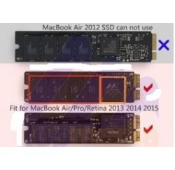 Boitier 12+16PIN SSD USB pour 2013-2014-2015 Macbook A1465 A1466 A1398 A1502