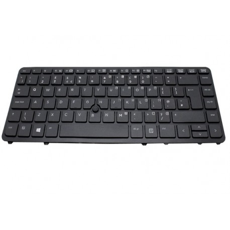 CLAVIER QWERTY US NEUF HP EliteBook 740 G1 840 G2 G3 836308-001 821177-001 - Sans Cadre