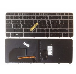 CLAVIER QWERTY US NEUF HP EliteBook 740 G1 840 G2 G3 836308-001 821177-001 - Avec Cadre