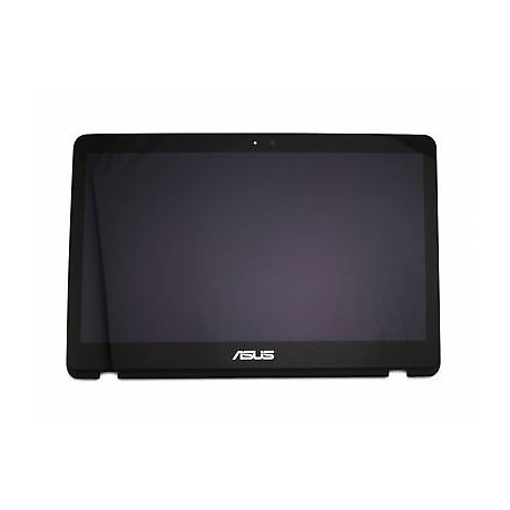 ENSEMBLE VITRE TACTILE + ECRAN LCD + CADRE  Asus UX360U UX360UA UX360UAK - 1920x11080 - Noir